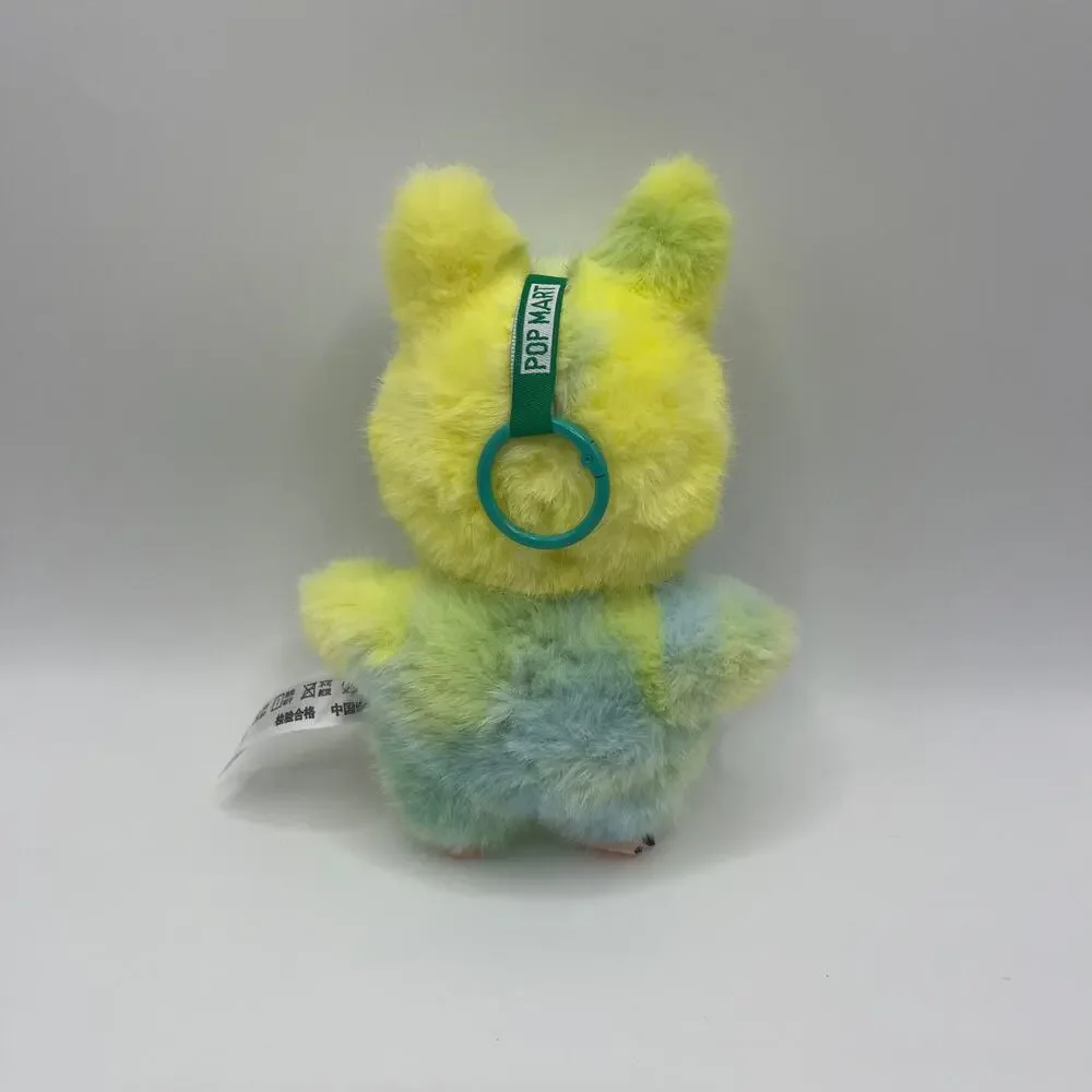 2PCS Labubu Catch Me If You Can Plush Keychain Mint Green & Gradient Set